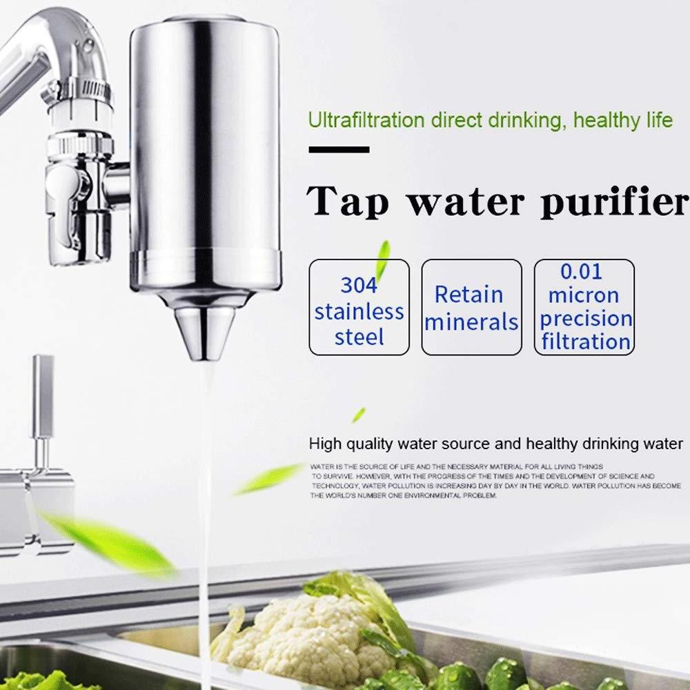 FW-206 SUS304 stainless steel ACF drinking water faucet mount water filter purifier