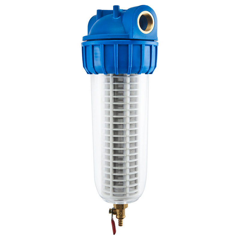 Fast flow Interface Water Filter Front Filter Backwash Filter Water Purifier with self-clean stainless steel cartridge