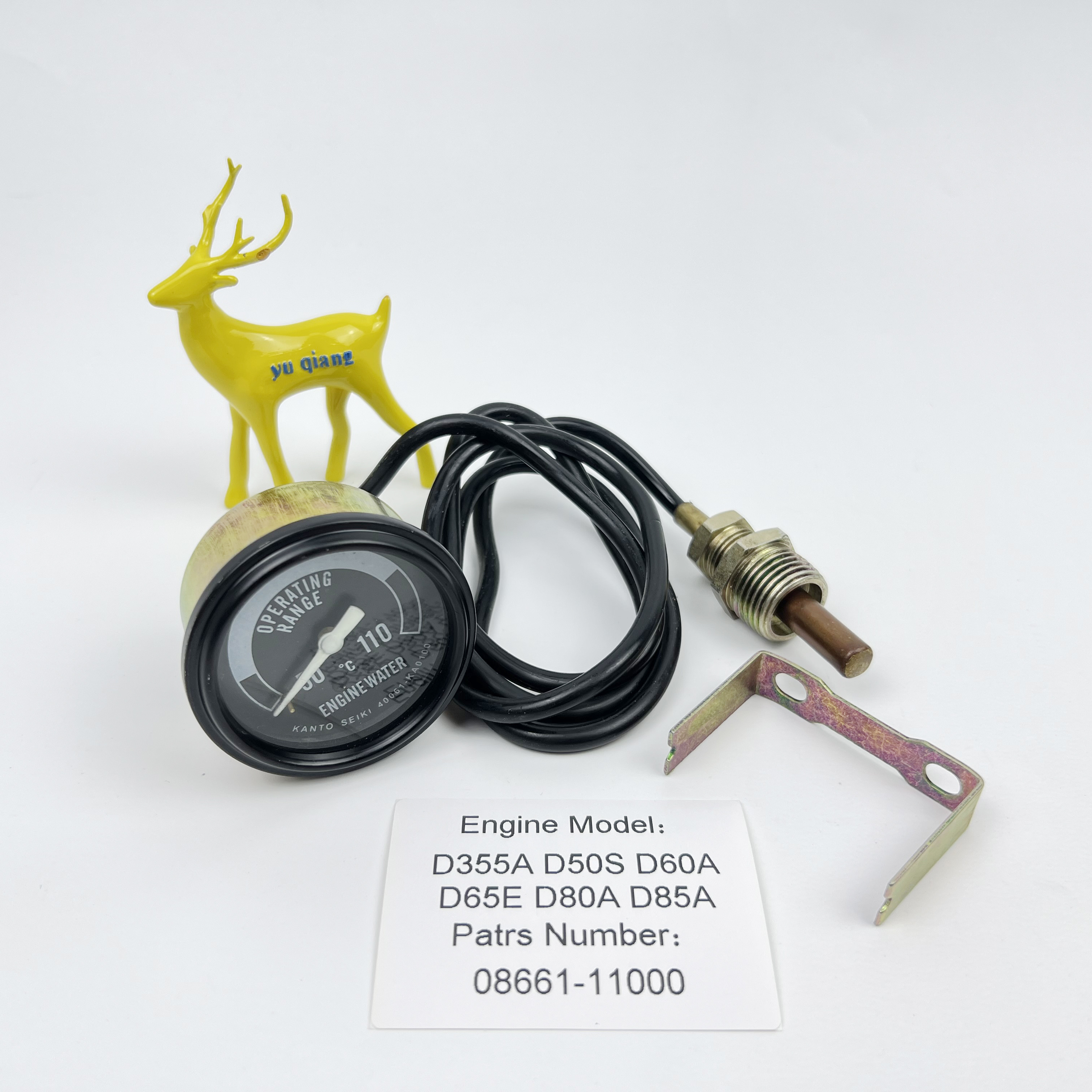 Diesel Engine Water Temperature Gauge 08661-1100 For Komatsu D355A D50S D60A D65E D80A D85A Bulldozer