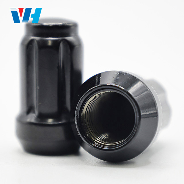 1.5in Length M12 x 1.5 Wheel Lug Nuts Compatible with Toyota Camry Corolla Highlander RAV4  Honda CR-V Ford black