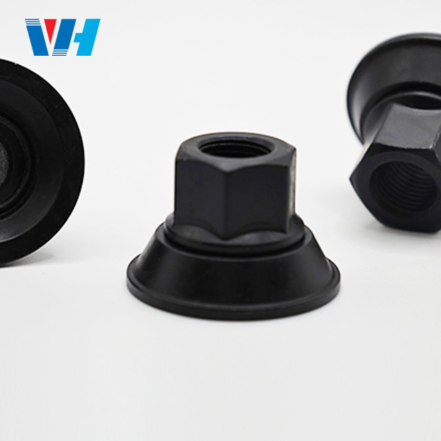 1.06in Length 22mm Hex  9/16x8  Compatible with Select Models  Chrome Wheel Cover Retaining Nut black