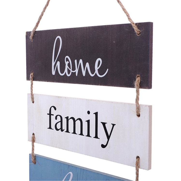 Home Family Love Laugh Live Happiness Interior Home Decorative Wall Home Decor Wooden Wall Hanging Rack