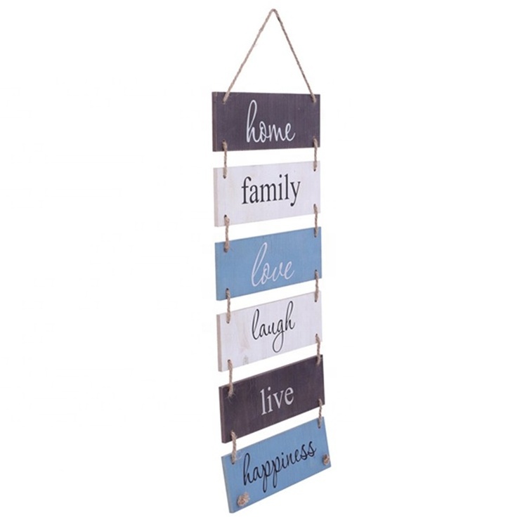 Home Family Love Laugh Live Happiness Interior Home Decorative Wall Home Decor Wooden Wall Hanging Rack