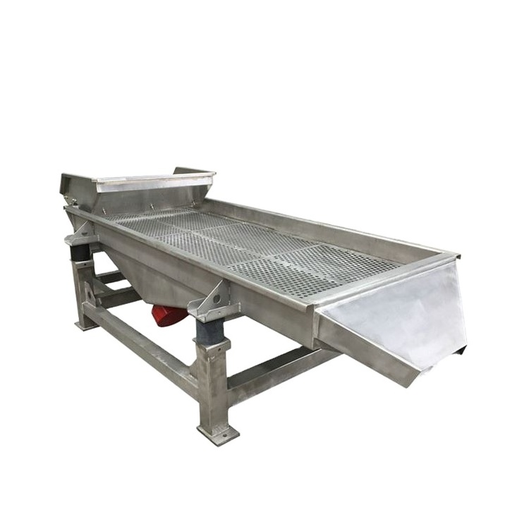 High frequency vibrating screen low energy consumption linear vibrating screen