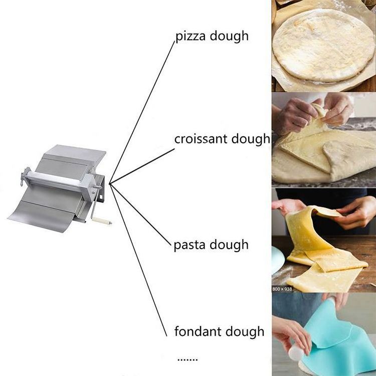 2023 Electric Automatic Pizza Pie Dough Sheeter Roll Pressing Machine For Food Machinery Multi functional Dough Press