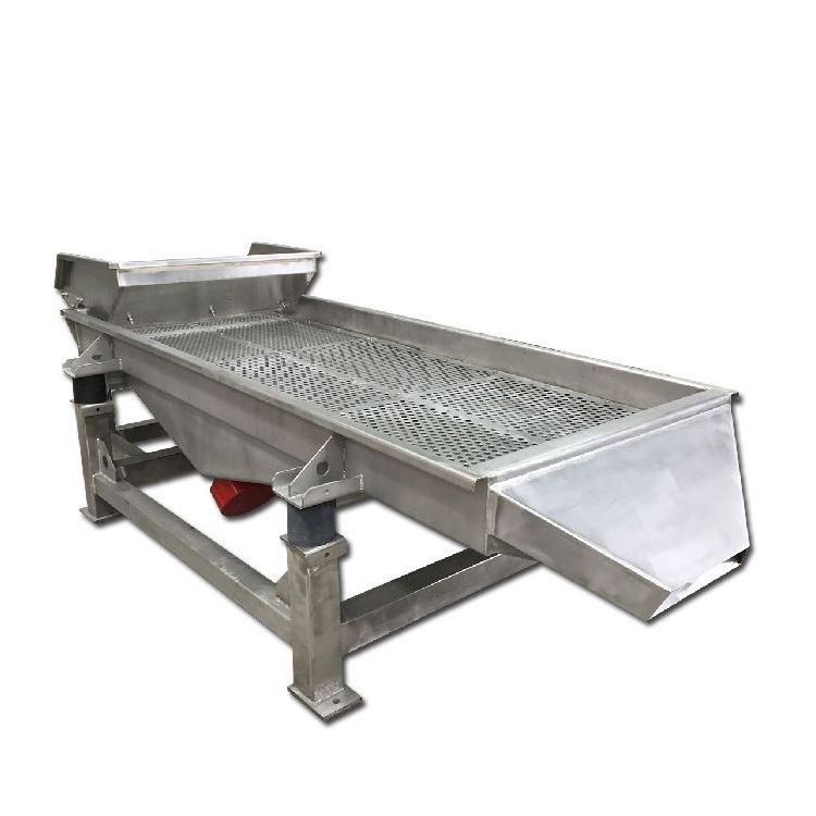 High frequency vibrating screen low energy consumption linear vibrating screen