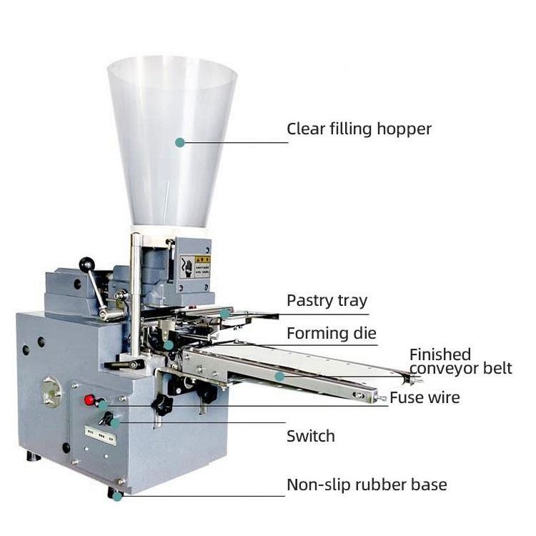 Fully functional Stuffed Chapati Making Machine/Pupusas Forming Machine/Pie Press Machine