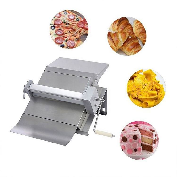 top list Small Table Rop Dough Sheeter Rolling Machine Hand Pressing Pie Pizza Dough Forming Machine Roller Press