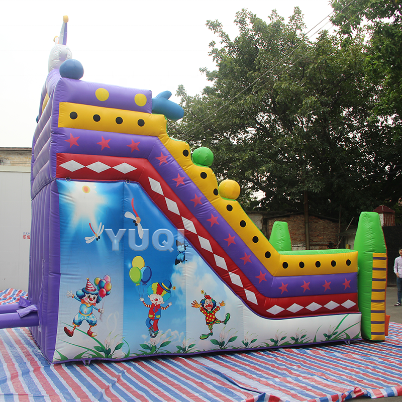 Best seller wholesale inflatable clown themed slide | payaso tobogan inflable for sale