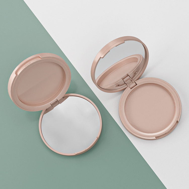 Pressed face powder 12 gr compact powder empty round face cosmetic containers blush cheap empty compact powder container