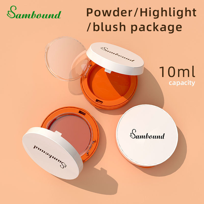 Custom 10ml Empty Air Cushion BB Cream Container Stackable Compact Plastic Box for Cosmetics Pressed Powder Compact Case