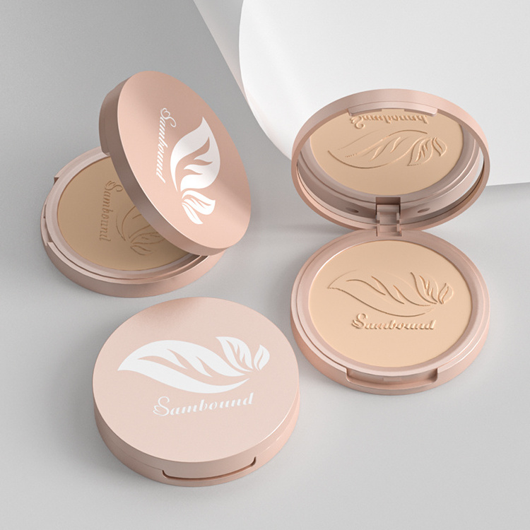 Pressed face powder 12 gr compact powder empty round face cosmetic containers blush cheap empty compact powder container