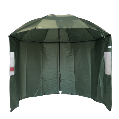 Professional Carp Fishing Umbrella With Half Shelter