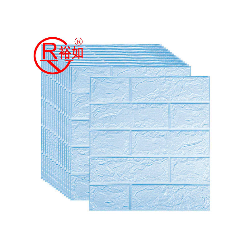 Yu Ru Pink White PE Wall Panels 3d Brick Wallpaper 3d Foam Wall Stickers for Home Decoration