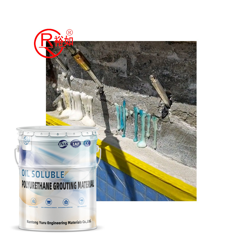 Yu Ru Construction Material Concrete Non Shrink Grout Caulking PU Foam Types Of Grouting