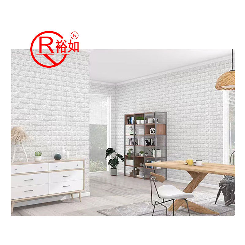 Yu Ru Cheap Wall paper for Sale Self Adhesive Wall Tiles foam brick 3d wall sticker wholesale home decoration color wallpaper