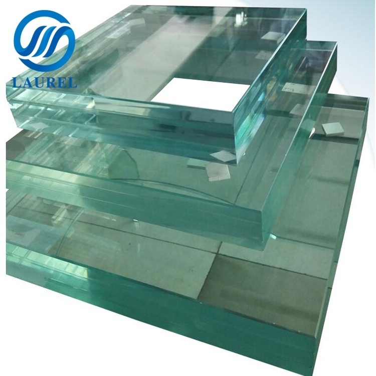 triplex tempered glass laminated bulletproof glass with safety