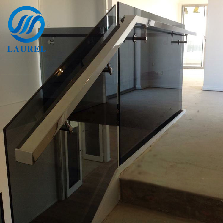 8mm black tempered glass grey tinted tempered glass for building