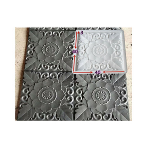 Construction project Villa garden corridor concrete pattern cement floor brick plastic molding mold