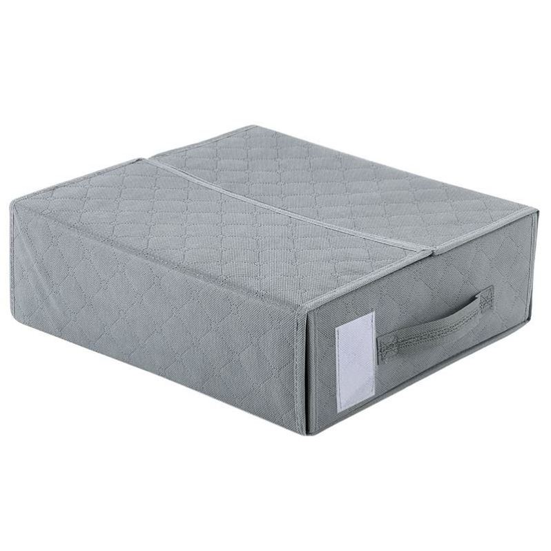 High Quality 2 Pack Linen Closet Organizers And Storage Cube Foldable Sheetcube Bed Sheet Set Organizer