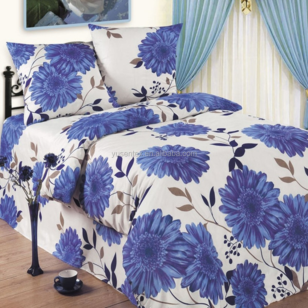 disperse printed microfiber fabric wholesale 100%polyester printed fabric for bed sheet