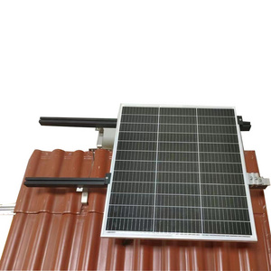 Pv Module Support Ballasted Solar Mounting System Pitched Roof Install Photovoltaic Brackets On The Ground