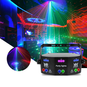 15 eye new hot selling Dj beam disco laser lighting Voice control RGB stage light for resell party LED lights for club wedding