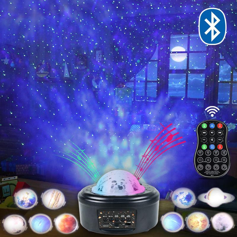 Smart Star Led Night Starry Projector Light Laser Sky Star Projector Bt Music Speaker Projector With Remote Control