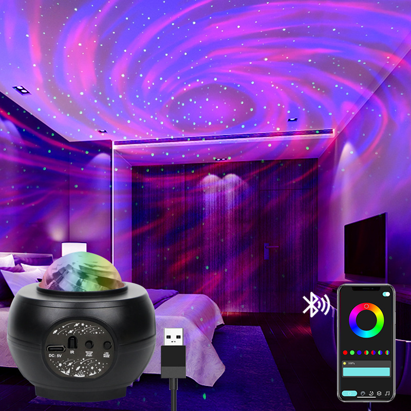 Mini Nebula Projector Star LED Music Sky Starry Night Lights mobile APP control lamp laser light for Bedroom Decorate