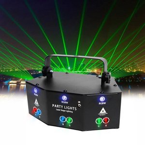 LED Laser 9 Eyes Strobe Projector Stage Light mood magic lights acclarent illumination club lights effects nightclub decoration