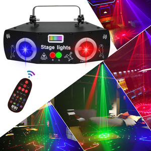 New magic 5 eyes DMX dj light  Christmas stage party disco laser light led  lazer lights for night club Bar KTV dance floor