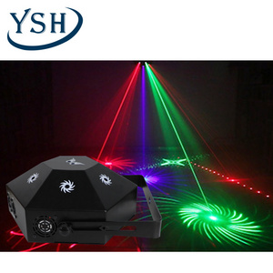 YSH 8 eyes Hot Wheels disco lazer lamp RGB Beam Projector Stage Show light DJ laser lights for club wedding