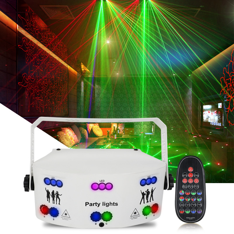 NEW 15 eyes UV LED stage lazer light Disco ball Moving head Beam lights DMX laser dance floor lights for night club