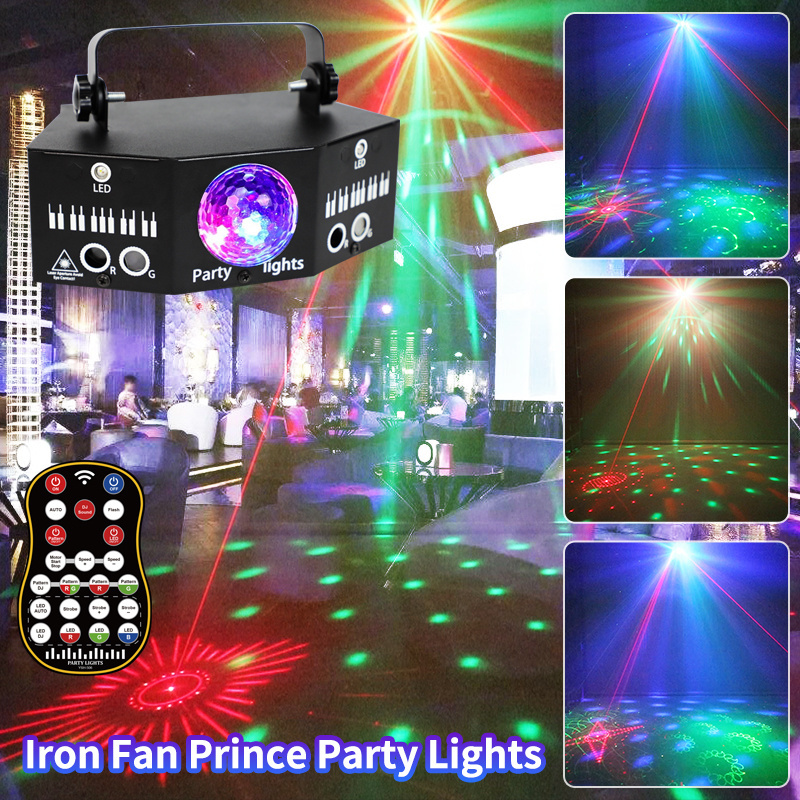 Festival Holiday Lighting Christmas LED strobe Lights RGBW disco laser light for party update from  9 eyes 15 eyes 21 eyes laser