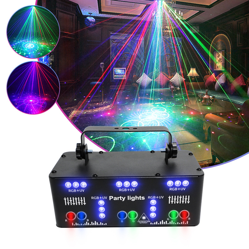 21eyes dj  rgb disco stage lights led strobe laser beam light party lighting