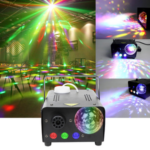 Wholesale 600W Disco LED colorful smoke machine Remote control party lighting fog smoke machine for Wedding stage Nightclub bar