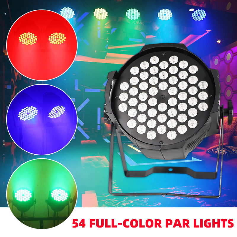 Super Price 54 X 3W  par Light peaky blinders merchandise RGBW Lamp Lighting Warm Master Color DMX stage lights remote control