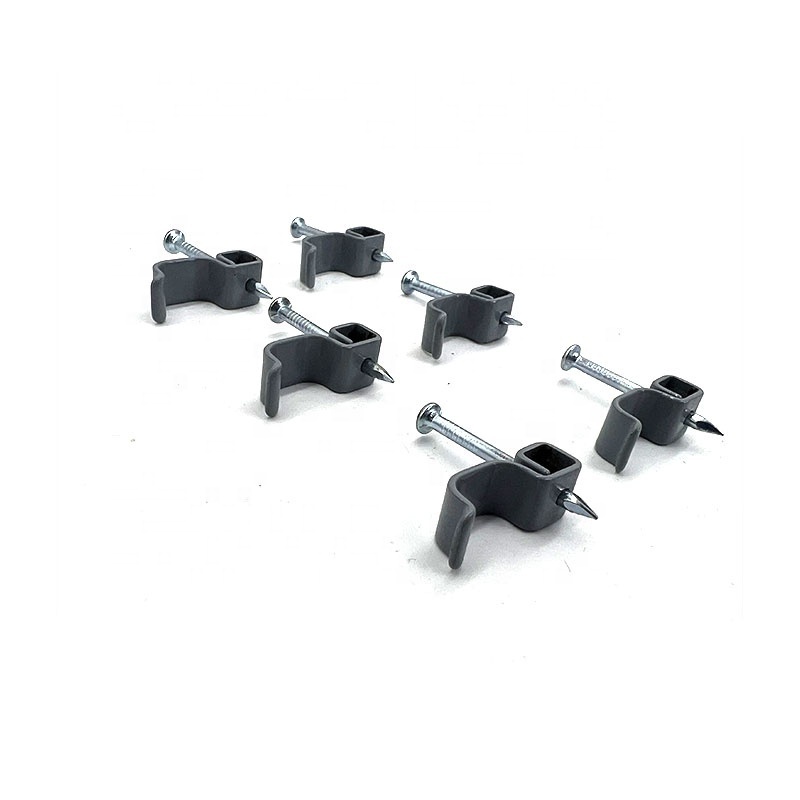 3mm Black Cable Clips Cable Cleats With Standard Cleat Type