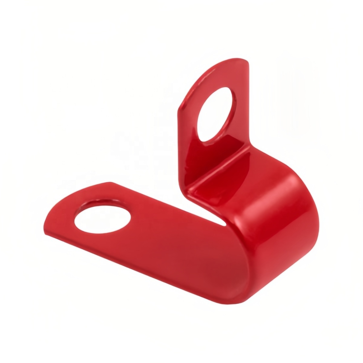 UK MICC copper cable clip fire cable copper wire holding clips two holes powder coated brass cable clip cleat