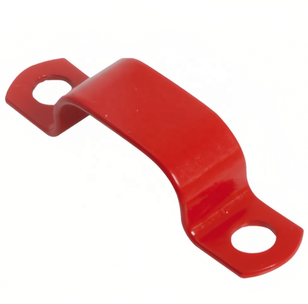 UKCA CE LSF powder coating copper fire cable clip MICC cable P clip two hole saddle clip AP7 AP8