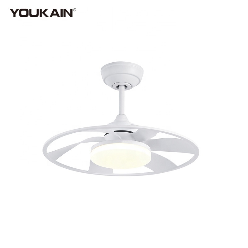 Newest decorative smaller size cheaper balcony ceiling fans for dining room LED lamp and bedroom ceiling fan light