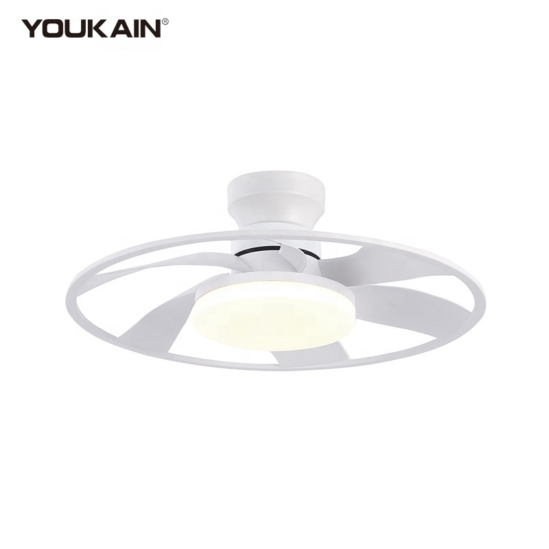 Newest decorative smaller size cheaper balcony ceiling fans for dining room LED lamp and bedroom ceiling fan light