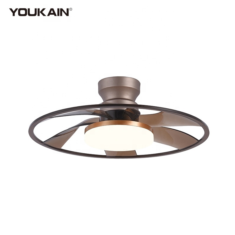 Newest decorative smaller size cheaper balcony ceiling fans for dining room LED lamp and bedroom ceiling fan light