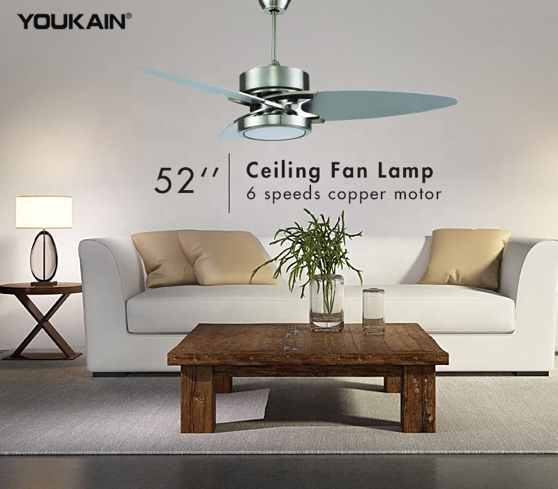 Special design led light ceiling fan steel decorative DC motor remote modern ceiling fan lights celling fan led