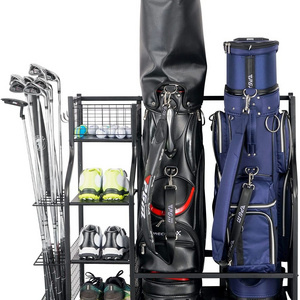 customize golf bags display rack golf clubs storage organizer golf sport accessories stand