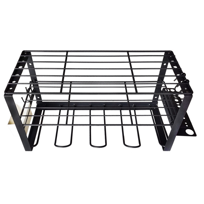 power tools storage rack wall mounted iron wood heavy duty floating storage rack handheld electric drill storage rack