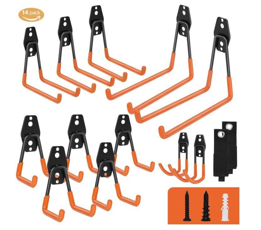 heavy duty garage hooks garage organizer tool shelf for organizer power garden tools bike cable steel storage utility hook