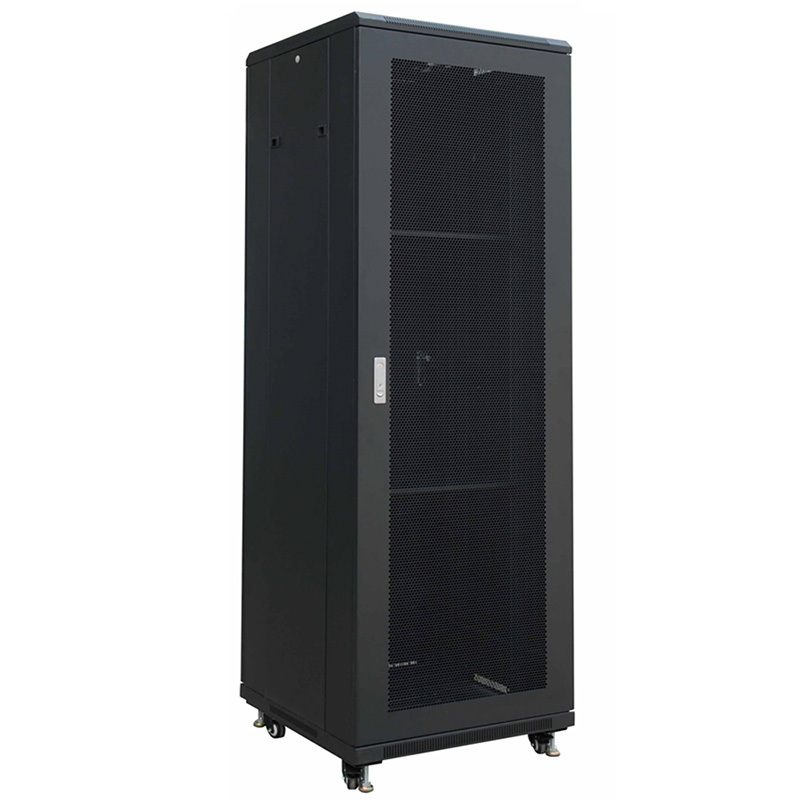 19' office 600x600 electronic switch 27u 37u 42u server rack with side door lock