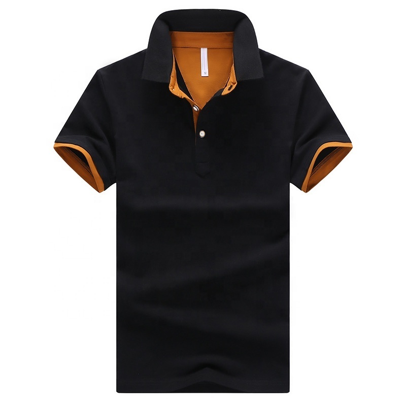 High Quality Plain Golf men's custom polo shirts With embroider logo summer soft cotton polo tshirt unisex golf t shirt for men