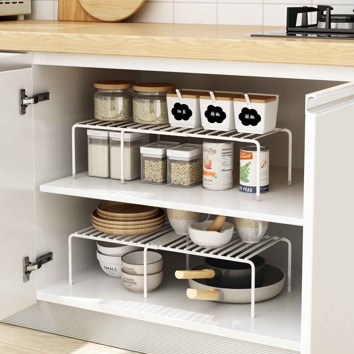 Wholesale Kitchen organizer Expandable design Spice storage shelf Storage holders & racks